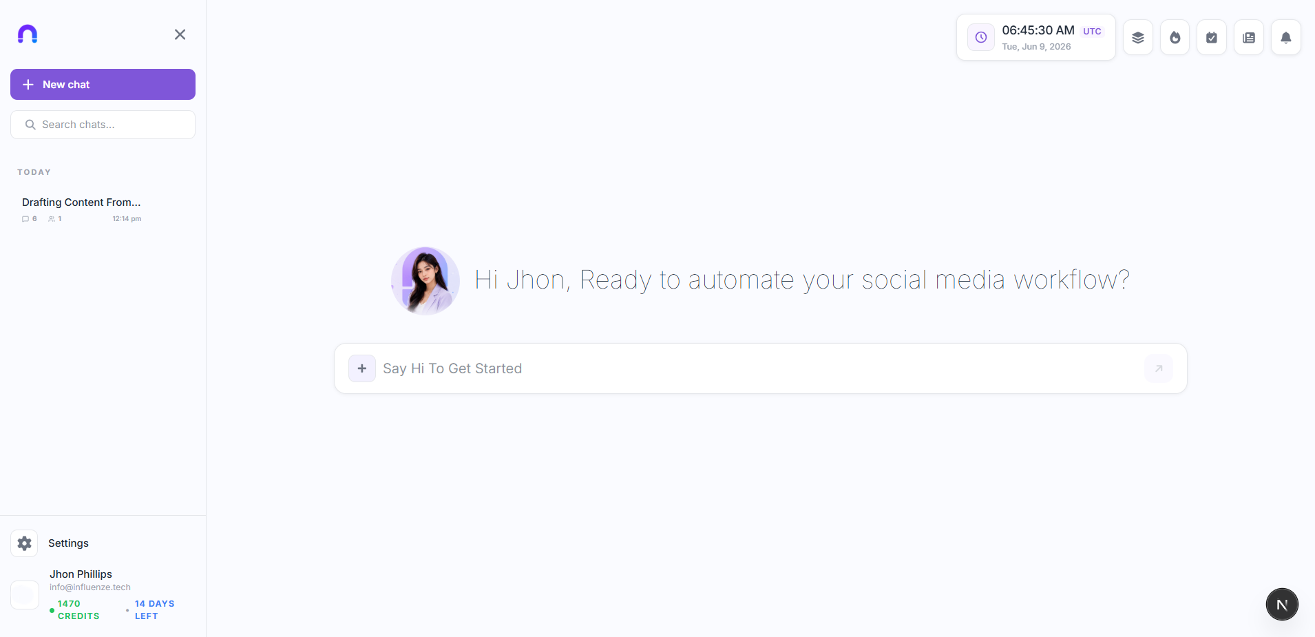 Agent Dashboard Chat Interface