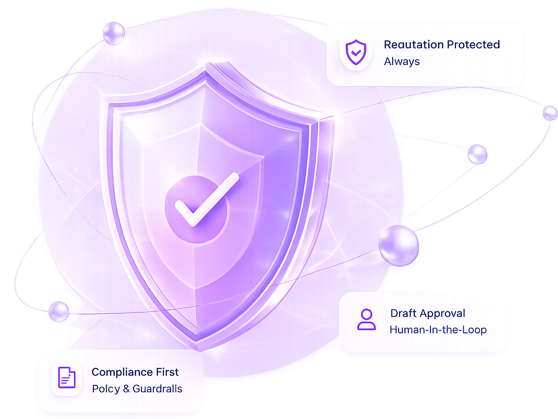 InfluenzeAI Guardrails Shield Background